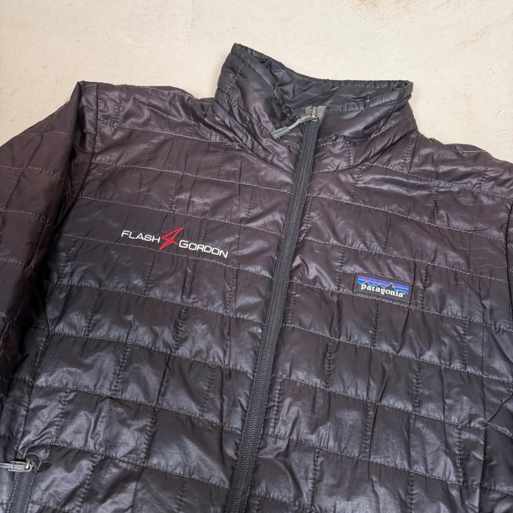 Patagonia Nano Puff Jacket Mens Small Black Flash Gordon Primaloft 84212 FA18 - Picture 2 of 7